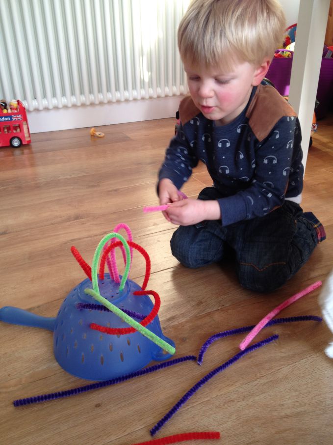 Pipe Cleaners and Colander