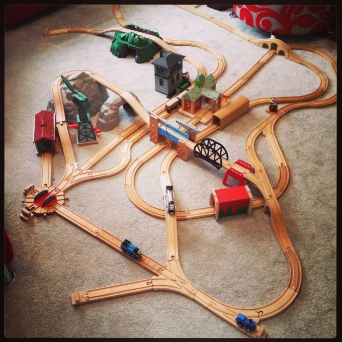 Amazing Wooden Train Track Creations