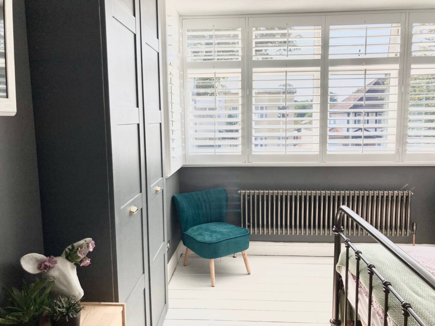 How to Paint Floorboards White | Our Bedroom DIY Makeover