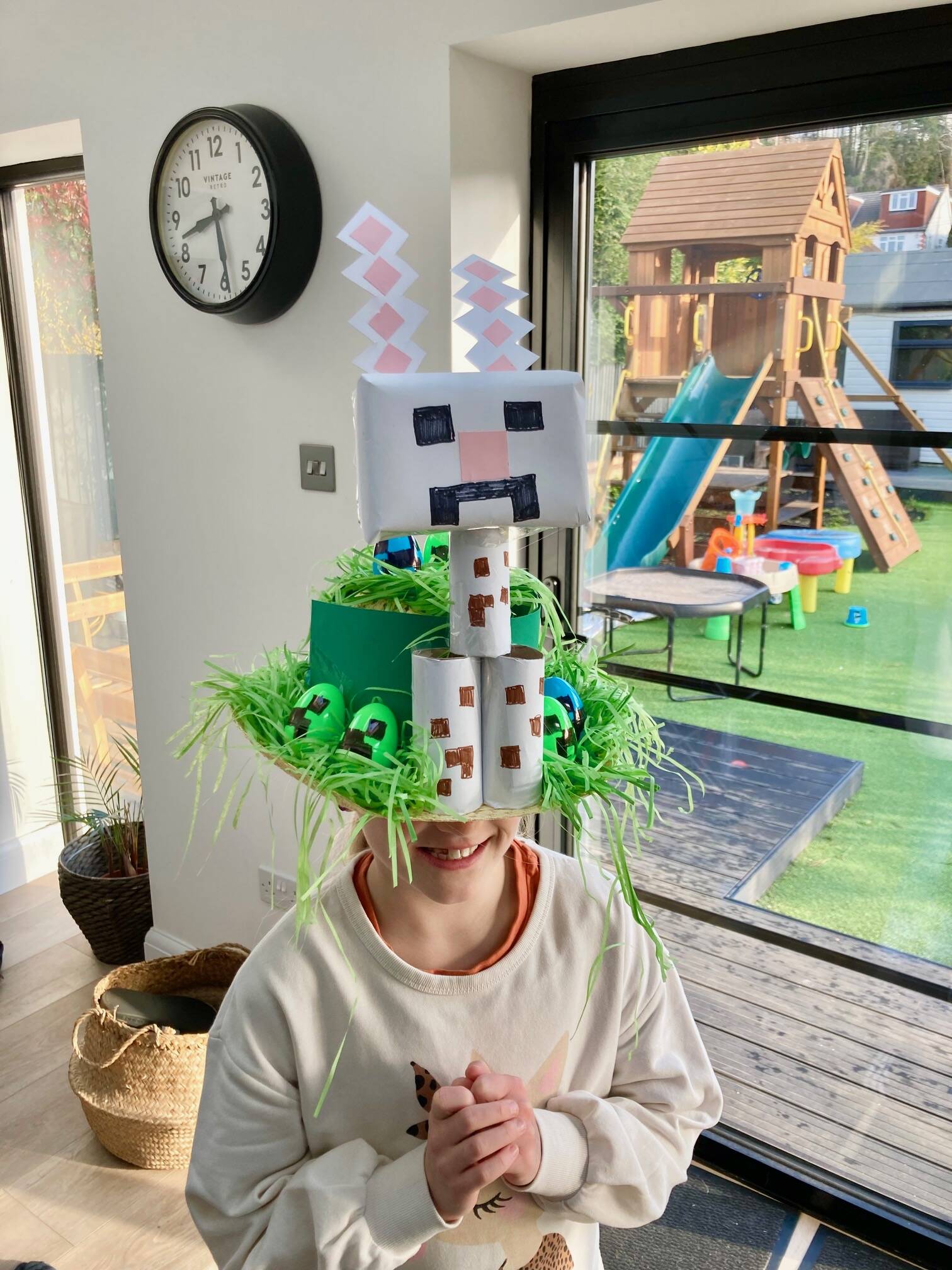 Minecraft Easter Hat