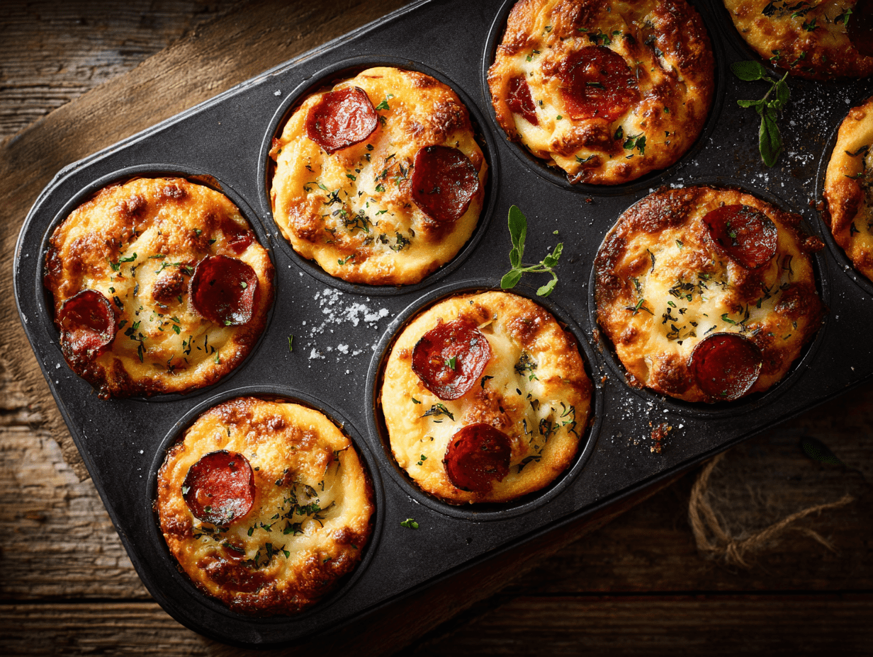 pizza cupcakes