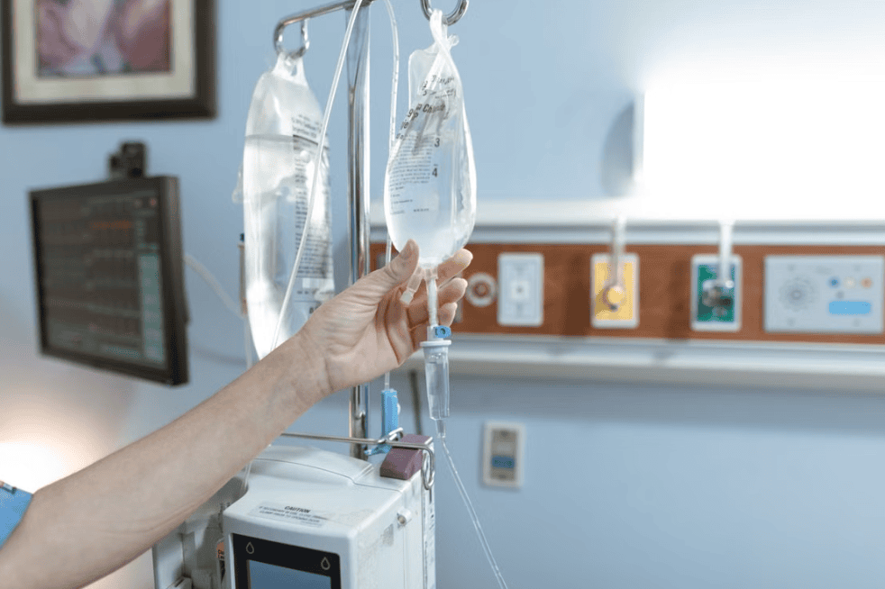 medical saline bag