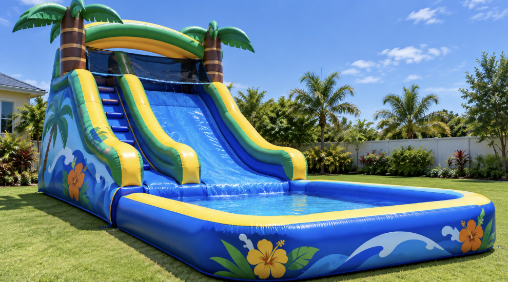 water slide